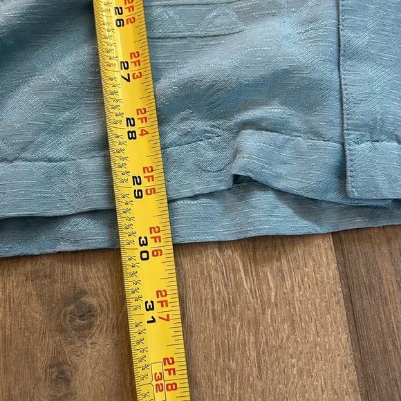 Blue Casual Button Down Shirt with Short Sleeves - Picture 5 of 7